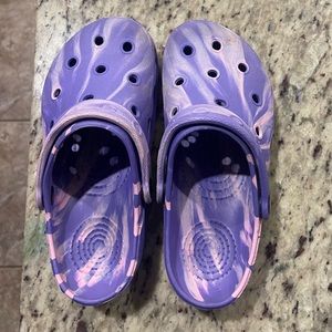 Kids Purple Crocs